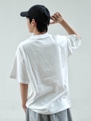 YONSEI LOGO STANDARD ALL WHITE T-SHIRT