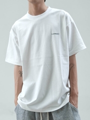 YONSEI LOGO STANDARD ALL WHITE T-SHIRT