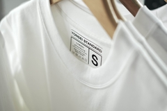 YONSEI 'English' LOGO STANDARD ALL WHITE T-SHIRT