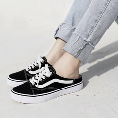 VANS OLD SKOOL MULE BLACK - 590747-0001/ VN0A3MUS6BT