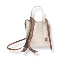 SHOOPEN BAMBIGIRL BE MY LOVE MINI BAG BROWN