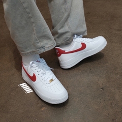 NIKE AIR FORCE 1 "WHITE RED" ( CZ0326 100 )