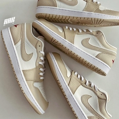 Air Jordan 1 Low Heavy Tan Leather - FB7168 121