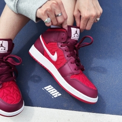 AIR JORDAN 1 MID SE RED QUILT - AV5174 600