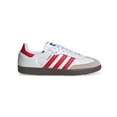 ADIDAS SAMBA OG ( IG1025) WHITE/ BETTER SCARLET