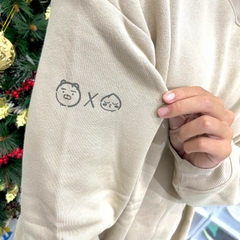 KAKAO FRIENDS MINI LOGO SWEATER  - BEIGE