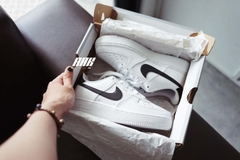 NIKE AIR FORCE 1 (GS) WHITE/BLACK - CT3839 100