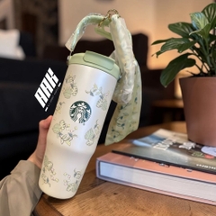 Starbucks China 2026 Spring Auspicious Pattern Thermos Double Drinking