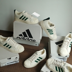 ADIDAS NEO STREET CHECK CREAM/WHITE GREEN (ID6061)