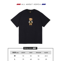 TEDDY ISLAND TEE - SAND BATH (21SUMER_22) - BLACK