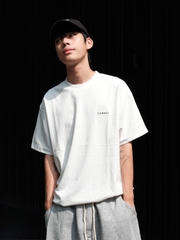 YONSEI LOGO STANDARD ALL WHITE T-SHIRT