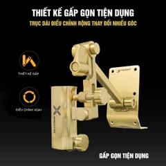 Pat Gác Cần Mở Rộng Inox Vàng Xsamtin