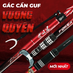 Gác Cần GUF S1 Vương Quyền Săn Hàng - Màu Đỏ Đen