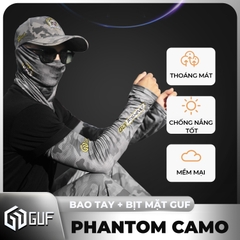 Bao tay - Bịt mặt GUF Phantom Camo
