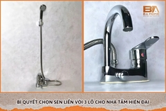 Bí Quyết Chọn Sen Liền Vòi 3 Lỗ Cho Nhà Tắm Hiện Đại