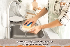 Không Gian Bếp Gọn Gàng Hơn Với Vòi Bếp Đơn Thông Minh