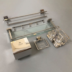 Bộ phụ kiện phòng tắm 6 món inox Obiste OB_6900