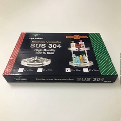 Kệ góc tấm 1 tầng inox 304 - RGT_03_25