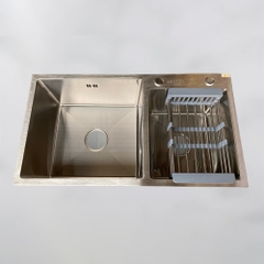 Chậu Rửa Bát Inox 2 Hố Lệch C_8245L