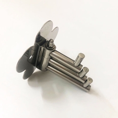 Móc 3 vấu ngắn inox 304 - BC1