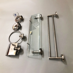 Bộ phụ kiện phòng tắm 6 món inox Vạn Tường VT_5200