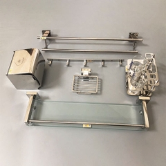 Bộ phụ kiện phòng tắm 6 món inox Obiste OB_6900