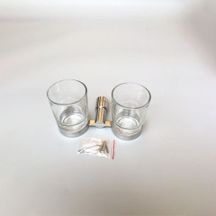 Kệ Cốc Đôi Inox 304 L002