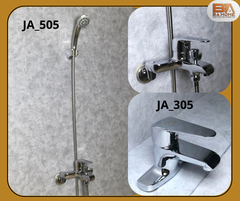CB Sen tắm gắn tường JA_505 + Vòi 3 lỗ JA_305