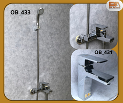 CB Sen tắm gắn tường OB_433+ Vòi 1 lỗ OB_431