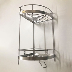 Kệ góc lưới điện giải 2 tầng đứng (có chân) - D_KDG_02_20