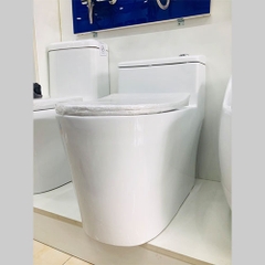 Bệt Lùn Liền Khối Trắng BETLK_2395