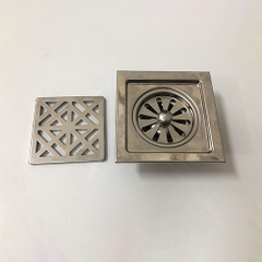 Ga Thoát Sàn Vuông Khử Mùi 12x12 Ø60