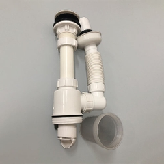 Bộ xi phông nhựa chun có lọc rác - BXP33