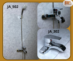 CB Sen tắm gắn tường JA_502 + Vòi 3 lỗ JA_302