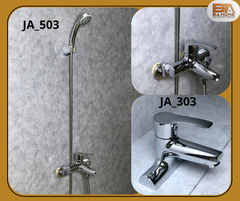 CB Sen tắm gắn tường JA_503 + Vòi 3 lỗ JA_303