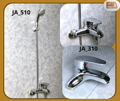 CB Sen tắm gắn tường JA_510 + Vòi 3 lỗ JA_310