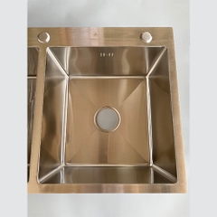 Chậu Rửa Bát Inox 2 Hố Cân C_8350A