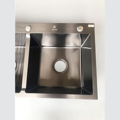 Chậu Rửa Bát Inox 2 Hố Cân C_8245N