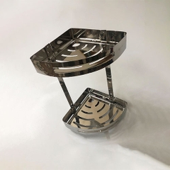 Kệ góc tấm 2 tầng inox 304 - RGT_04_25