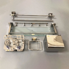 Bộ phụ kiện phòng tắm 6 món inox Obiste OB_6900