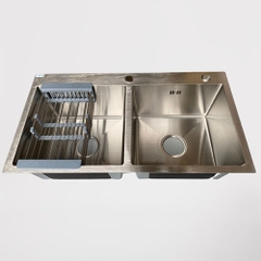 Chậu Rửa Bát Inox 2 Hố Cân C_8245_JA