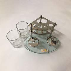 Kệ Cốc Đôi Góc Kính VT_835