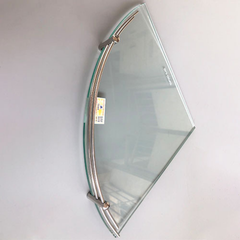 Kệ Góc Kính Inox 304 1 Tầng KGK_01