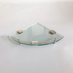 Kệ Góc Kính Inox 304 1 Tầng KGK_01