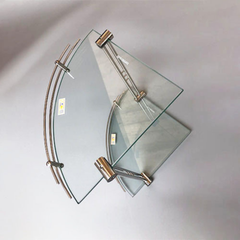 Kệ Góc Kính Inox 304 2 Tầng KGK_02