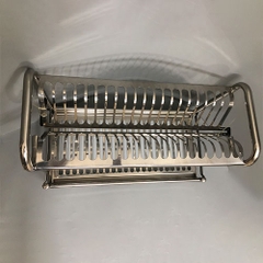 Kệ Bát Đĩa 2 Tầng Đứng Inox 304 - KBD_02_60