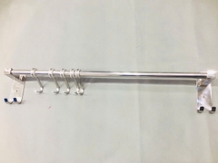 Máng Xoong 5 Móc Dài 60cm, Inox 304 - MX 06