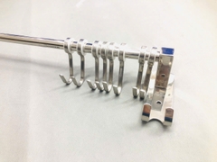 Máng Xoong 10 Móc Dài 100cm, Inox 304 - MX 100