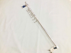 Máng Xoong 8 Móc Dài 80cm, Inox 304 - MX 08