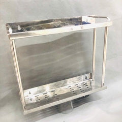 Kệ Gia Vị Tấm Treo 2 Tầng, Inox 304 Hiệu Obiste - KV 02(Mới )